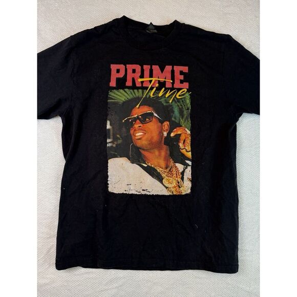 Gildan Other - Deion Sanders Prime Time Draft‎ Day Vintage Graphic T Shirt Men's Large Gildan